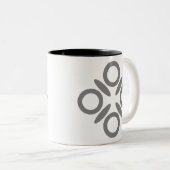 2 Couleurs Tasse binaire de formations (Devant droit)