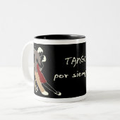 2 Couleurs tasse black1 moderne (Devant gauche)