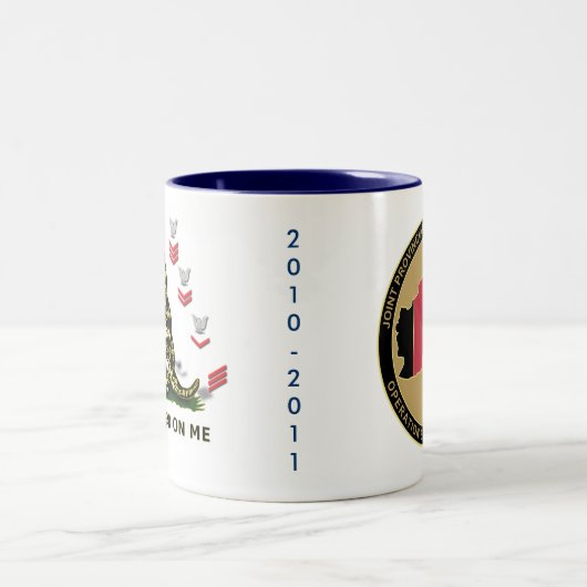 2 Couleurs Tasse blanche de PRT 2010-2010 (Centre)