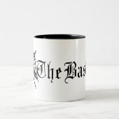 2 Couleurs tasse blanche noire de bâtards (Centre)