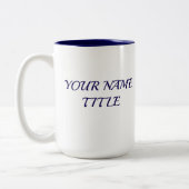 2 Couleurs Tasse bleu foncé (Gauche)