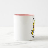 2 Couleurs Tasse blonde de tresses de fille faite sur (Centre)