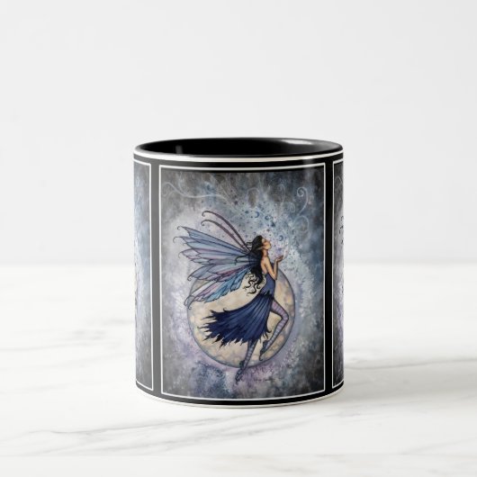 2 Couleurs Tasse Blue Celestial Fairy par Molly Harrison (Centre)