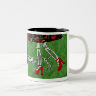 2 Couleurs Tasse "bonjour"