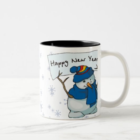 2 Couleurs Tasse - bonne année ! (Droit)
