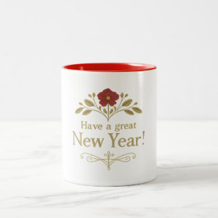 2 Couleurs Tasse - Bonne année !