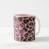 2 Couleurs Tasse Boss Lady Léopard (Devant droit)