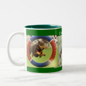 2 Couleurs Tasse Brown de dobermann de Charlie (Gauche)