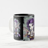 2 Couleurs Tasse brumeuse de fée de libellule de "Addison" (Devant gauche)