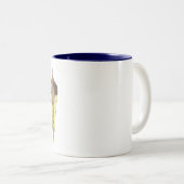 2 Couleurs Tasse | BURLINGTON, VT (BTV) (Devant droit)