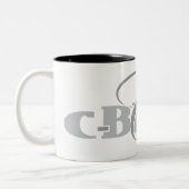 2 Couleurs Tasse C-Émoussée/noir (Gauche)