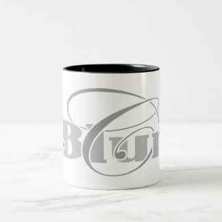 2 Couleurs Tasse C-Émoussée/noir
