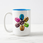 2 Couleurs Tasse Café Grain de Café (Gauche)