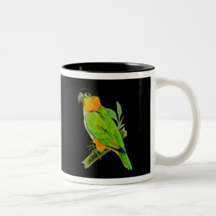 2 Couleurs Tasse - caïque à tête noire