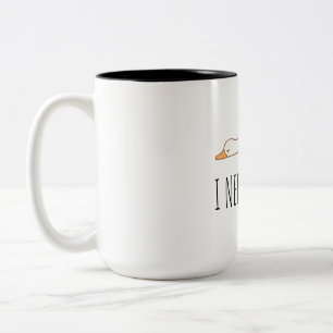 2 Couleurs Tasse Canard Drôle "J'ai Besoin de Maman" Canard