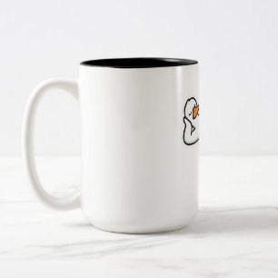 2 Couleurs Tasse Canard Drôle Tasse à café "Non." Bébé Cana