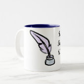 2 Couleurs Tasse célèbre d'auteur d'avenir (Devant gauche)