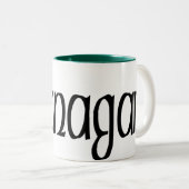 2 Couleurs Tasse celtique de dragon de Flanagan (Devant droit)