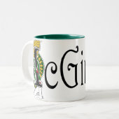 2 Couleurs Tasse celtique de dragon de McGinnis (Devant gauche)