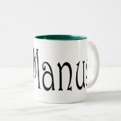 2 Couleurs Tasse celtique de dragon de McManus (Devant droit)