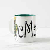 2 Couleurs Tasse celtique de dragon de McManus (Devant gauche)