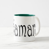2 Couleurs Tasse celtique de dragon de McNamara (Devant droit)
