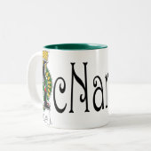2 Couleurs Tasse celtique de dragon de McNamara (Devant gauche)