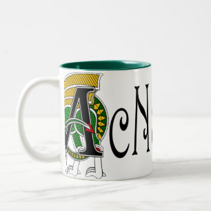 2 Couleurs Tasse celtique de dragon de McNamara