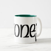 2 Couleurs Tasse celtique de dragon de Mooney (Devant droit)