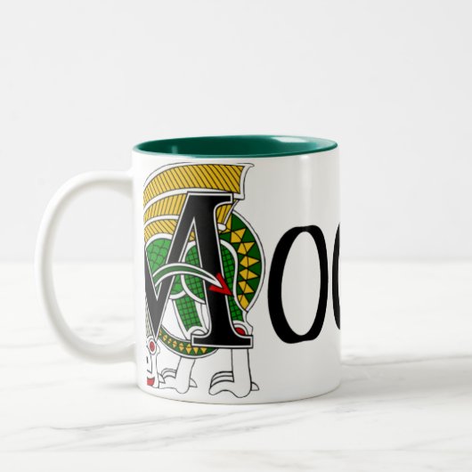 2 Couleurs Tasse celtique de dragon de Mooney (Gauche)