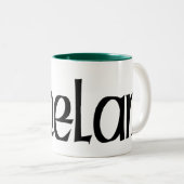 2 Couleurs Tasse celtique de dragon de Whelan (Devant droit)