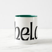 2 Couleurs Tasse celtique de dragon de Whelan (Centre)