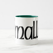 2 Couleurs Tasse celtique de dragon d'O'Malley (Centre)