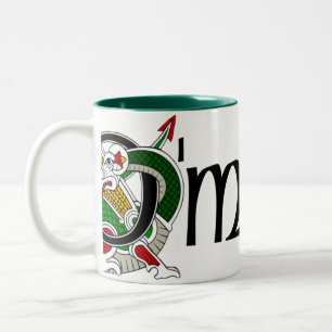 2 Couleurs Tasse celtique de dragon d'O'Malley
