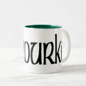 2 Couleurs Tasse celtique de dragon d'O'Rourke (Devant droit)