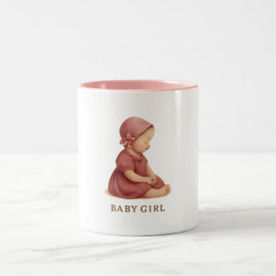 2 Couleurs Tasse - C'est une fille