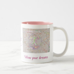 2 Couleurs Tasse chanceuse de sonate d'Indalo