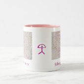 2 Couleurs Tasse chanceuse de sonate d'Indalo (Centre)