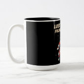 2 Couleurs Tasse Chat Astronaute Drôle : Perdu dans l'Espace (Gauche)
