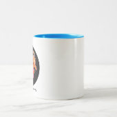 2 Couleurs Tasse Chat de l'Espace (Centre)
