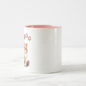 2 Couleurs Tasse Chat Miaou (Centre)