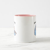 2 Couleurs Tasse Chat Mignon  (Centre)