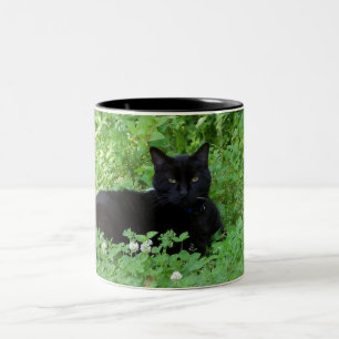 2 Couleurs Tasse Chat Noir