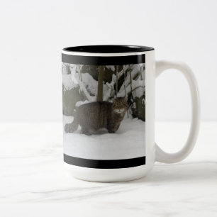 2 Couleurs Tasse - chat sauvage écossais