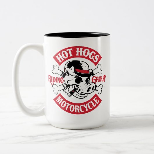 2 Couleurs Tasse chaude de classique de Hogs™ (Gauche)
