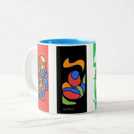 2 Couleurs tasse chaude et douillette (Devant gauche)