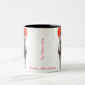 2 Couleurs Tasse Cheval de Feu Lune Rouge (Centre)