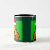 2 Couleurs Tasse - cheval de Père Noël (Centre)
