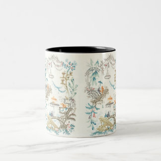 2 Couleurs Tasse chinoise d'arabesque