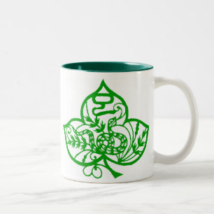 2 Couleurs Tasse chinoise de serpent